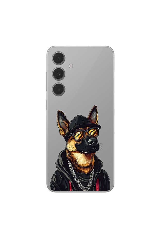 Cool Animal 7 Design Transparent Case Compatible with Samsung Galaxy S25 Fe