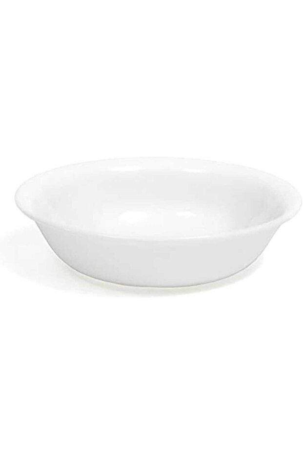 Winter Frost White Porcelain Dessert Bowl