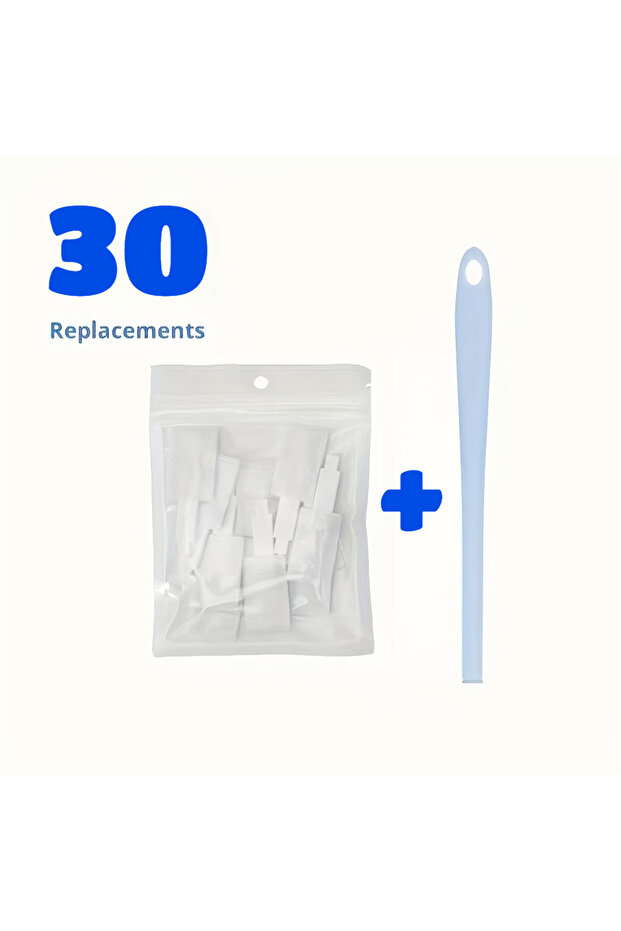 30Replacement1Handle 51PCS Crevice Cleaning Brushes with 30/50-Pack Replaceable Head Multi-Surface D