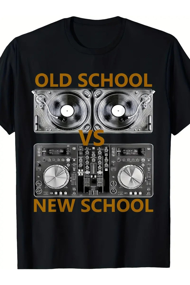 تي شيرت رجالي بتصميم DJ للموسيقى