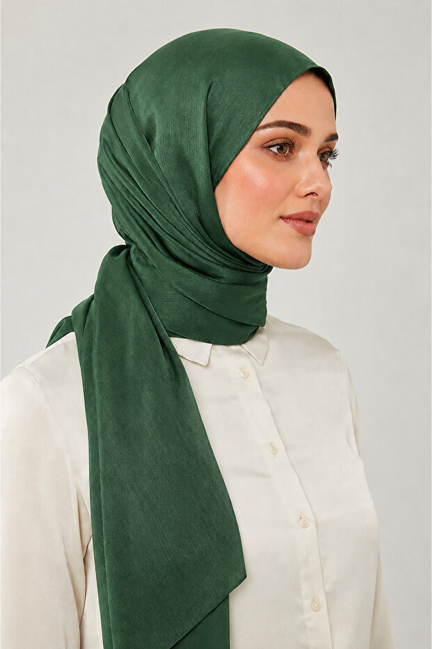 Khaki Green Janjan Shawl - 669