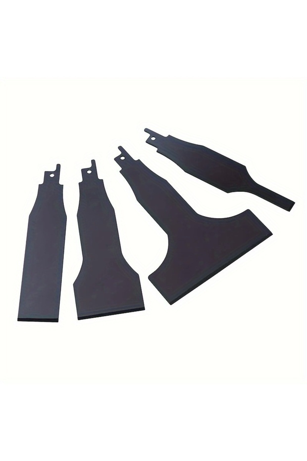 6mm 1 set 4Pcs/set Saber Saw Blade Electric Reciprocating Saw Blade Metal Rust Removal Wall Scraper