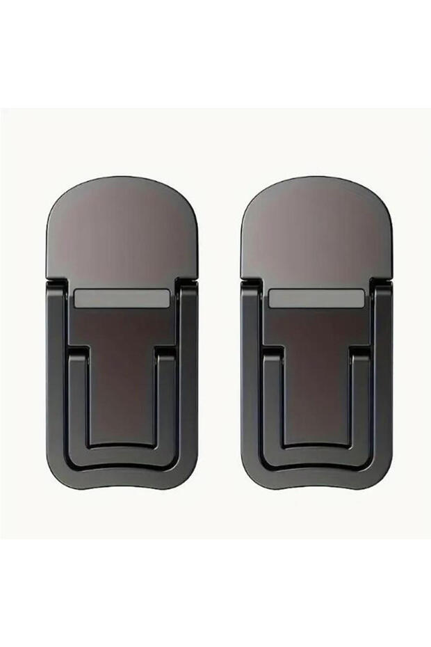 1pair-black 1pair Laptop Stand Portable Footrest Stand Desktop Pad Base Small Suspension Stand Compu