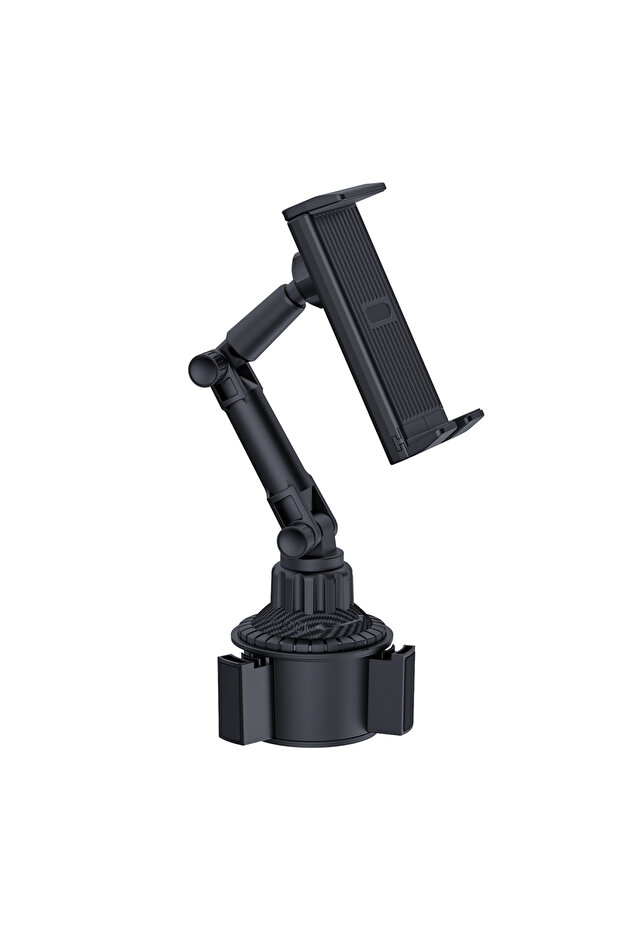black Universal 360 Adjustable Car Tablet Stand Holder,Car Cup Phone Holder Mount,Auto Cup Cradle fo
