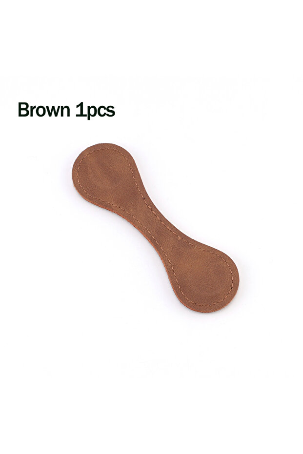 Brown 1pcs 1pcs Magnetic Bookmark Double-Sided Magnetic Reading Bookmark Multifunctional Leather Boo