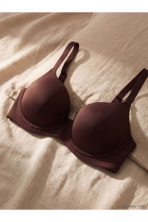 Esvab • Modern & Distinctive Underwire Non-Padded Laser Cut T-Shirt Bra