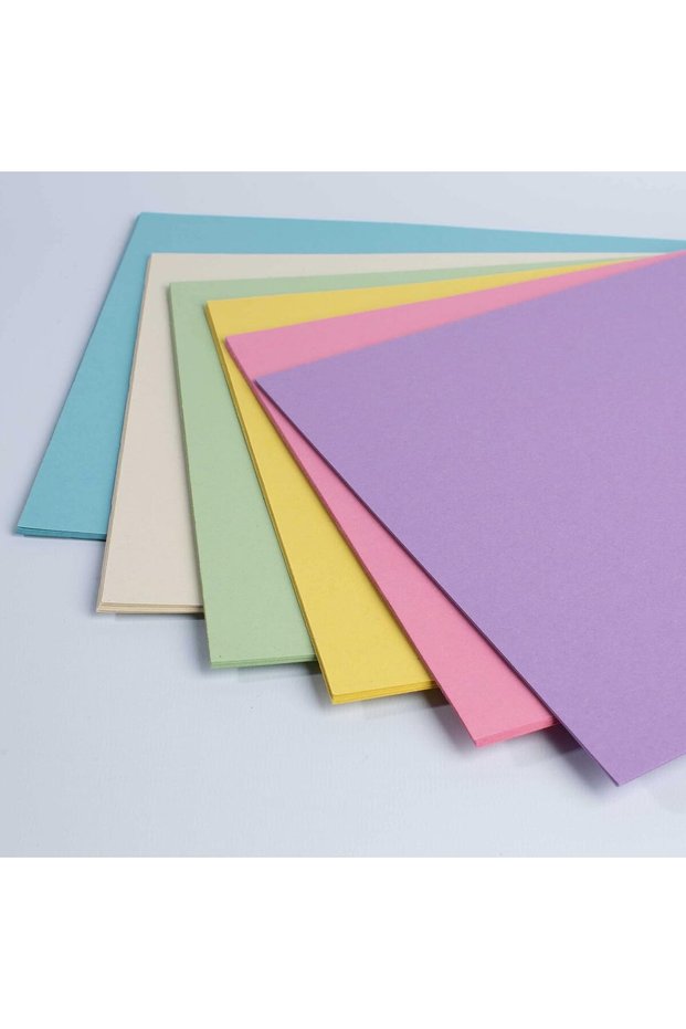 A4 160 GSM Card - Rainbow Pastel Coloured Card (Pack of 50 Sheets)