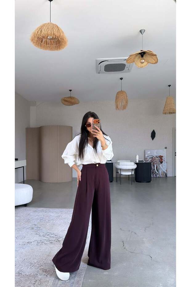 Mürdüm Zr Model Pyr Fabric Trousers