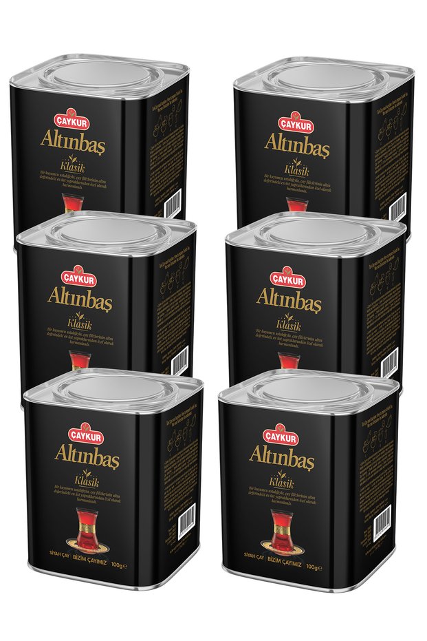 Altınbaş Tea Tin Box (Plain) 100 Gr. Six-Pack