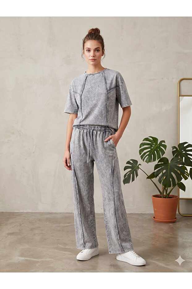 Washable Two-Thread Tracksuit Set - 1