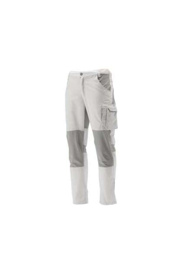 Stretch Work Pants. White. L