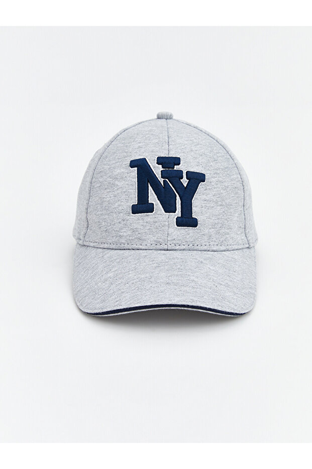 Lcw Accessories Gray Ny Embroidered Boy's Cap Hat