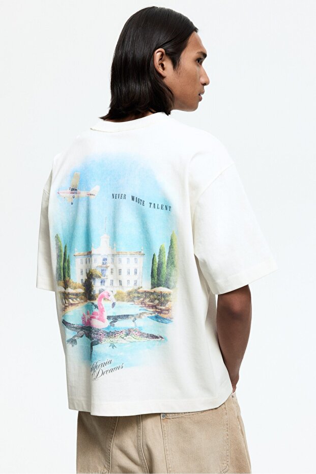 Baskılı Tişört Loose Fit
