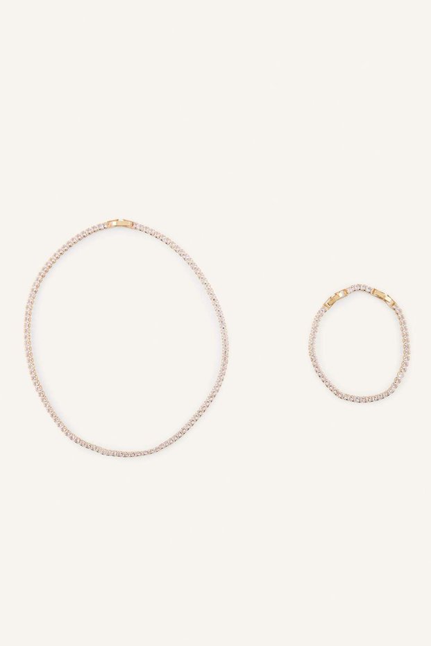 Women's Stone Jewelry Set of 2 H8623Axns