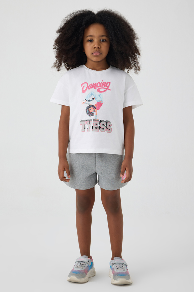 Girl White Tshirt