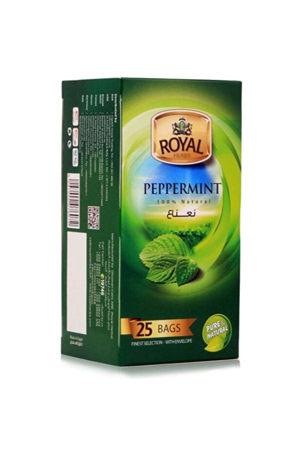 Herbs Peppermint Tea 100% Natural 25 Count