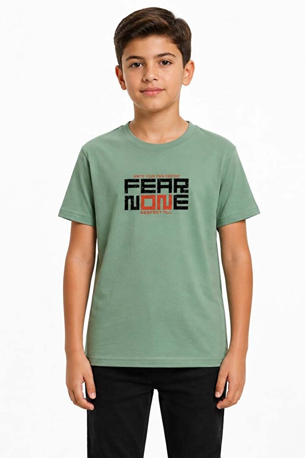 Boy's for None Printed Combed Cotton T-Shirt 10930