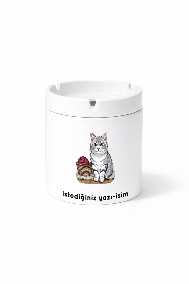 Animal American Wirehair Cat Printed Ash Tray Ashtray Gift
