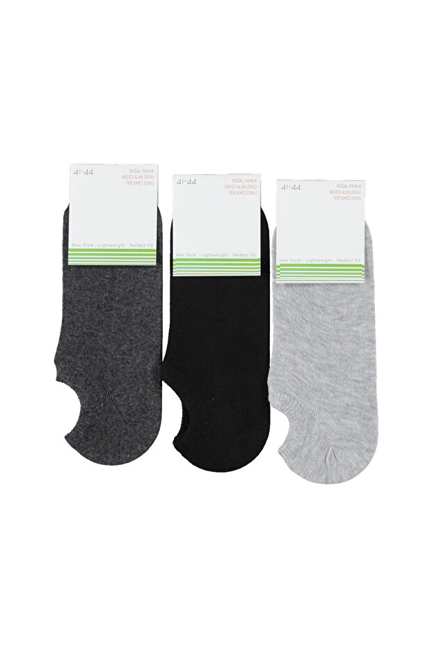 Plain Men's Sneakers Short Socks 12 Pack