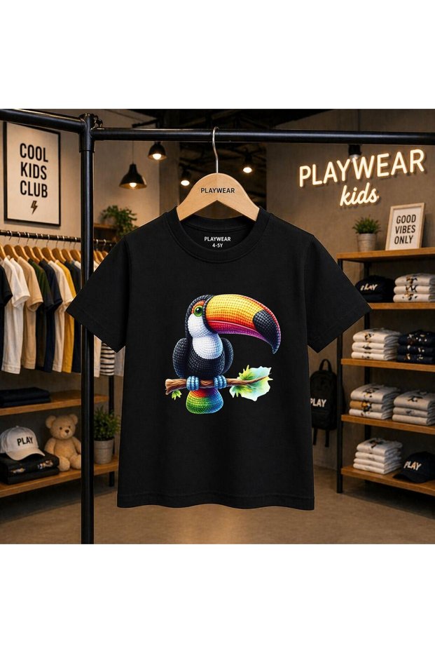Kukuman Printed 100% Children's Unisex T-Shirt 5 6 -7 8-9 10 -11 12 Years Old