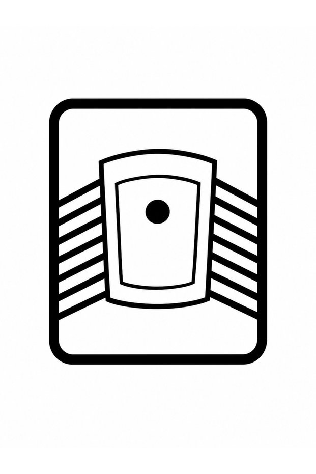 Toilet Sticker Model 2. 20X20