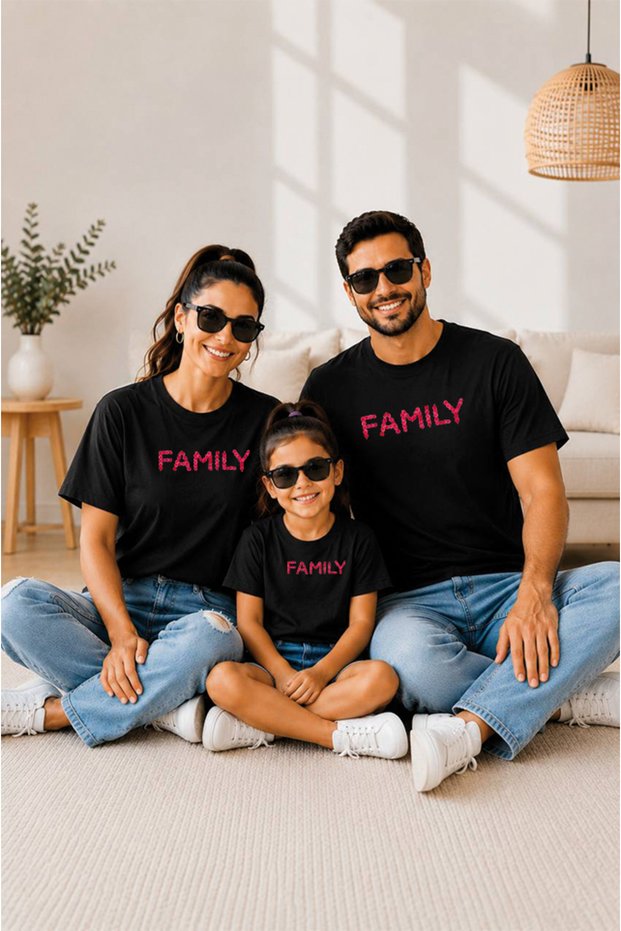 Family Combination 100% Cotton Sold Individually Oversize T-Shirt T-Shirt