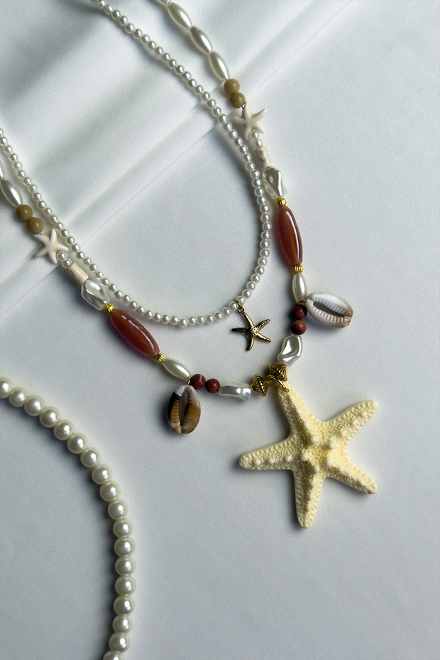Handmade | Double Starfish Necklace