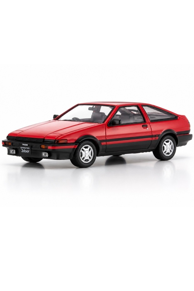 Toyota Sprinter Trueno Ae86 Red 1:43 Jdm Collection Model Car