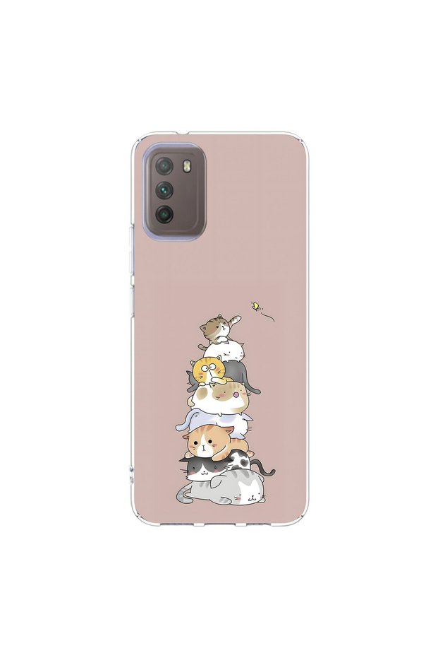 Poco M3 Compatible Kedis 1 Design Transparent Case