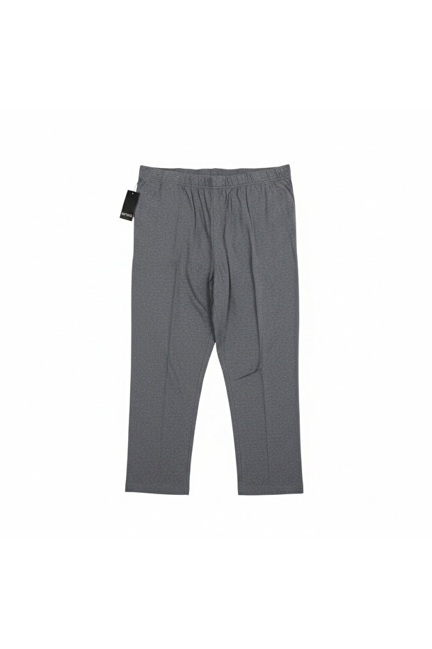 Women's Grey Cotton Capri Pants