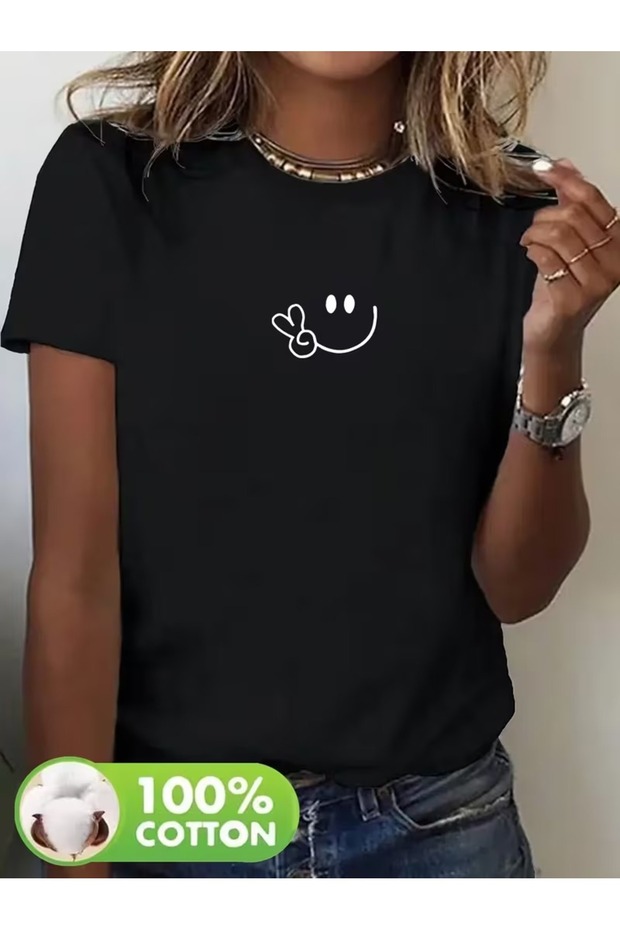 Unisex Comfortable Fit Tshrit Mixed Printed Tshirt