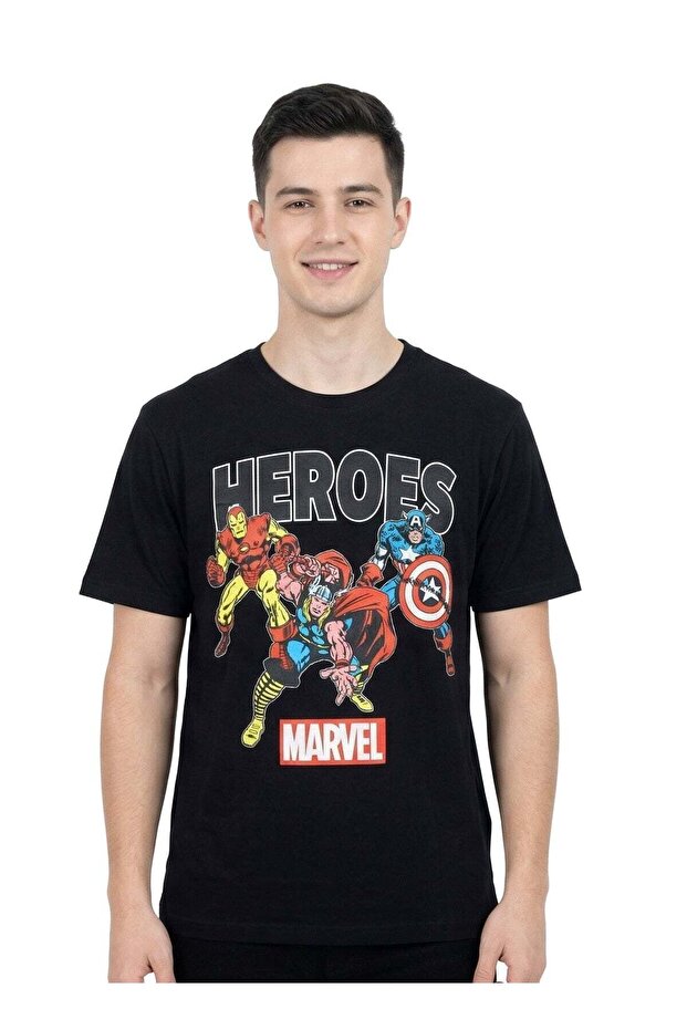 Heroes Graphic Print Men’s T-Shirt