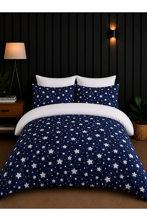 Double Elastic Sheet Duvet Cover Set | Cotton |