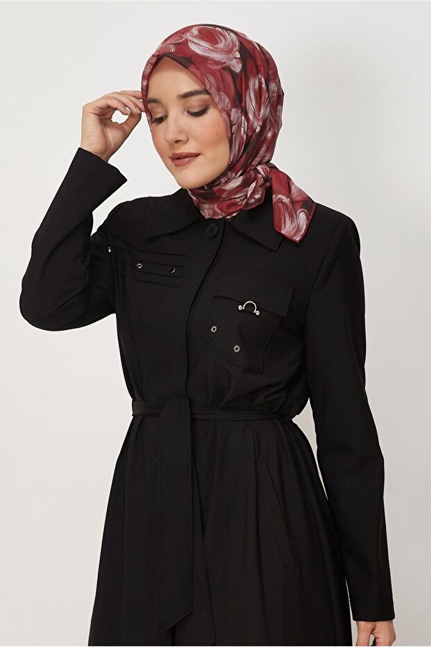 وشاح طبيعي منقوش 8636