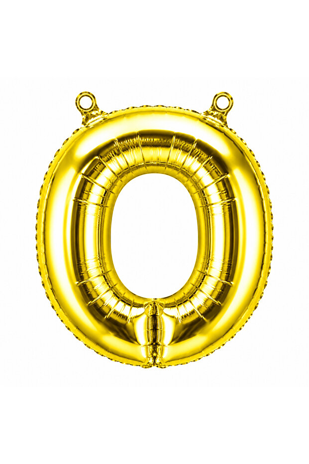 Letter O Foil Balloon Gold Color (100 cm)