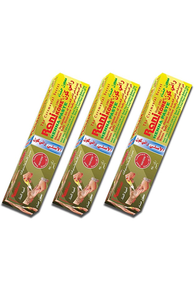 Henna Paste, Pack of 3