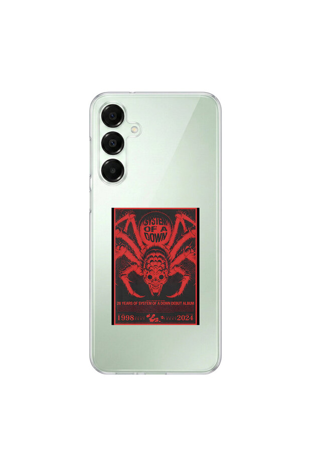 Samsung Galaxy A16 Compatible Metal 19 Design Transparent Case