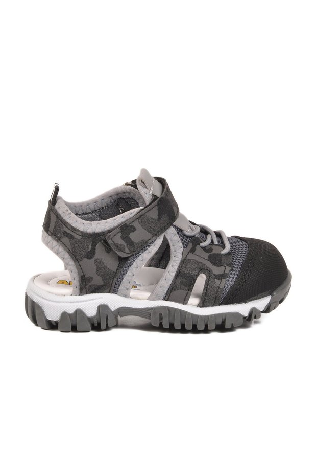 Black Camouflage Velcro Orthopedic Baby Sandals 26A78 B