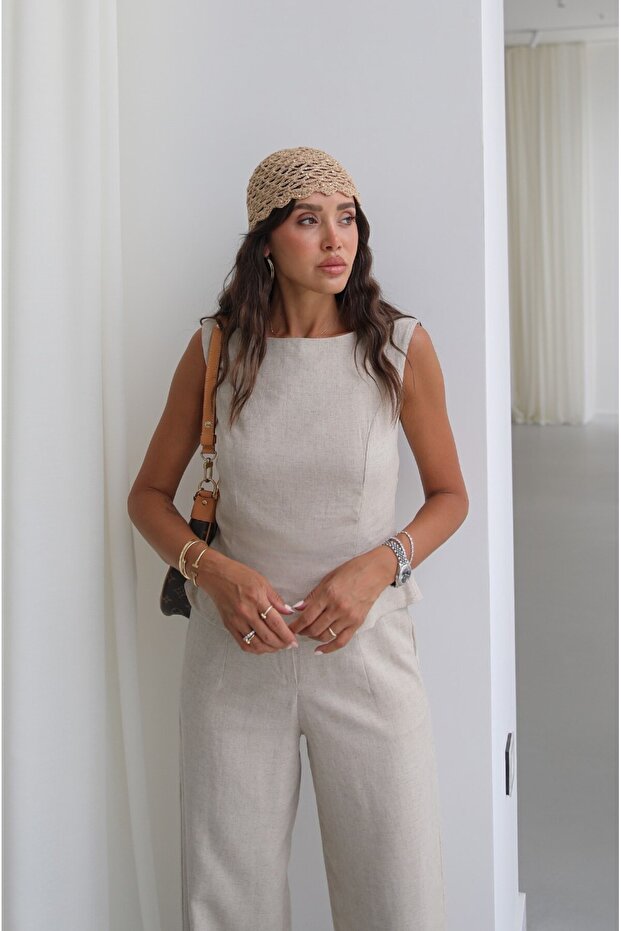 Gold Mini Sequin Mesh Hat - 5