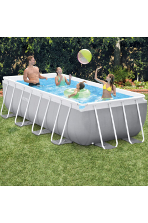 Prism Frame Rectangular Pool Set 400 x 200 x 100 cm - 2