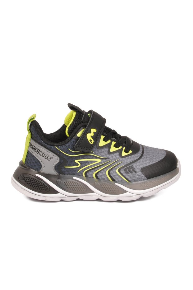 Black Lightweight Velcro Boys' Sports Shoes Marco Kids 26Y326 P