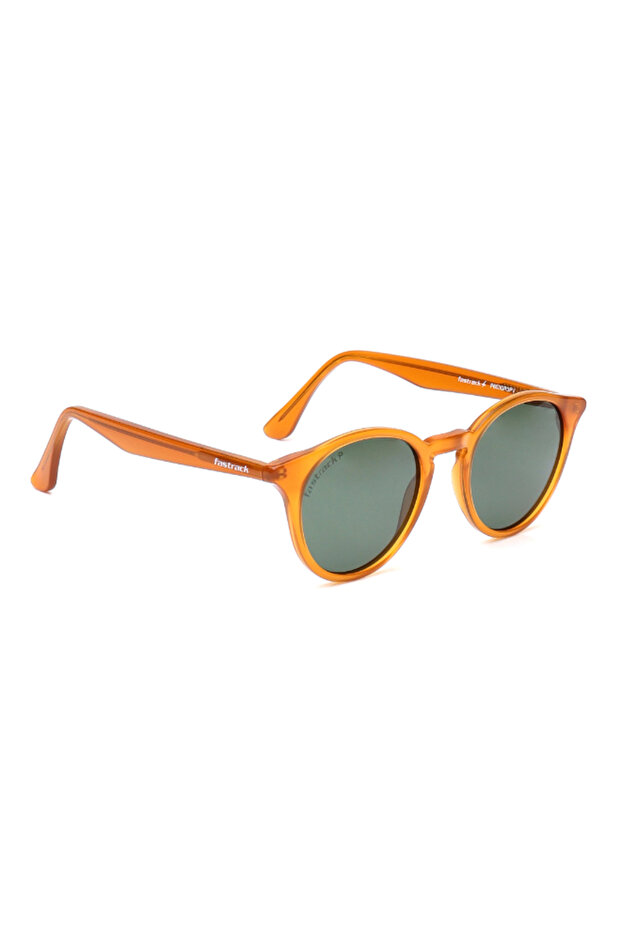 Polarized Sunglasses Yellow Frame Green Mirror Lens 51mm - P603GR3PV