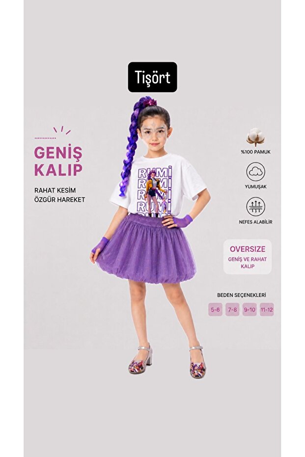 Kpop Rumi Printed T-Shirt Huntrix T-Shirt