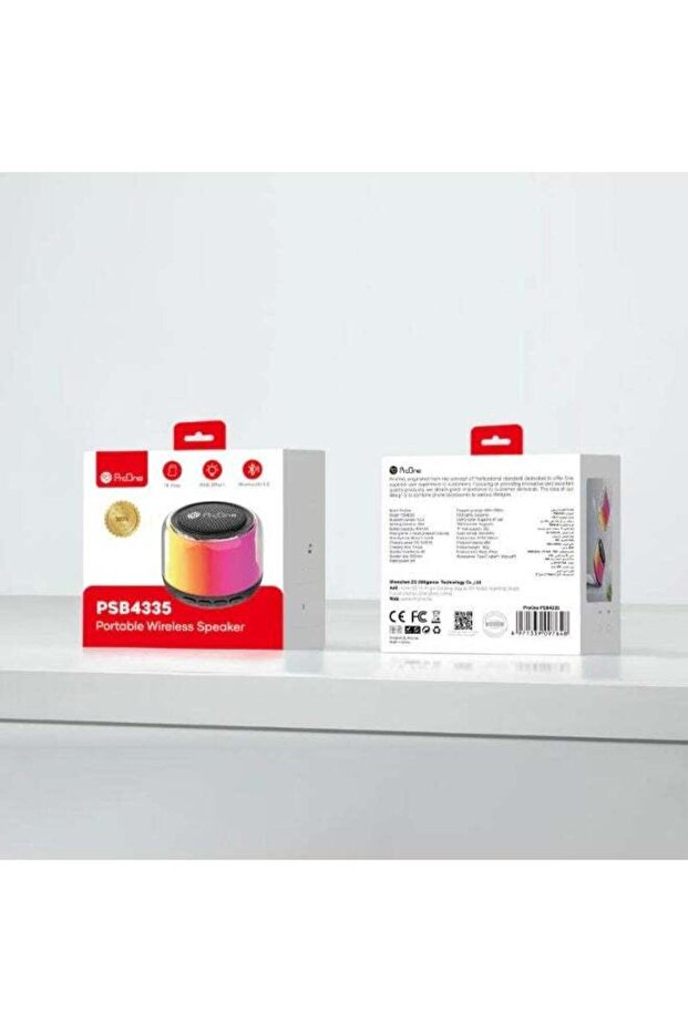 ProOne PSB4335 Portable Wireless Speaker with Light
