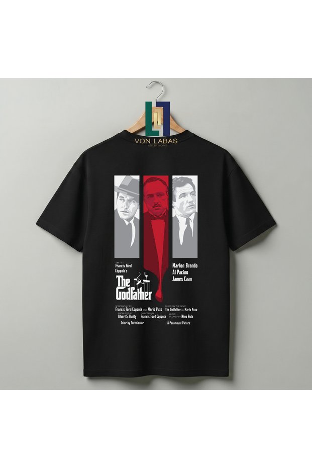 The Godfather (Baba) Printed Unisex Premium 100% Cotton T-Shirt - Special Design Sinefilm