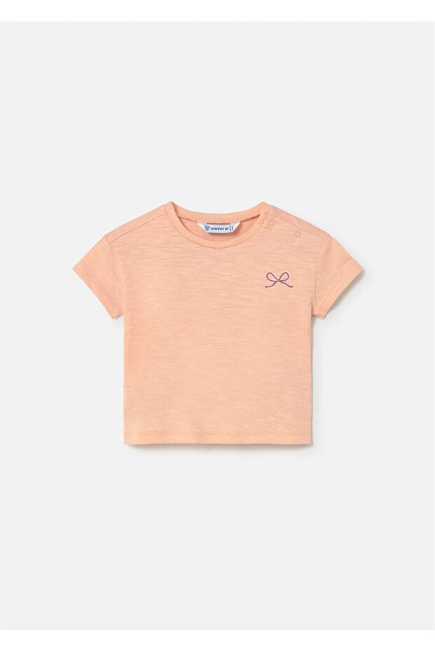 Baby Girl Printed T-Shirt Salmon 1083