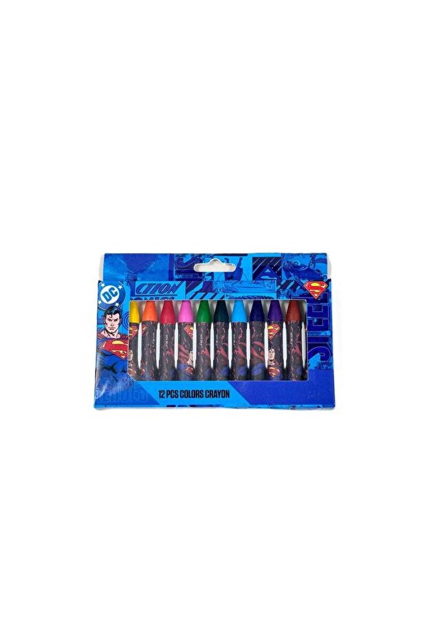 . Superman Superpower Crayons 12Pc Set