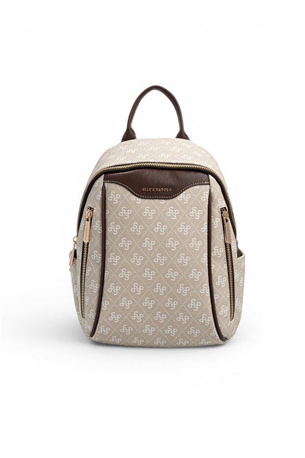 حقيبة ظهر نسائية من Stone - Brown Monogram SP906