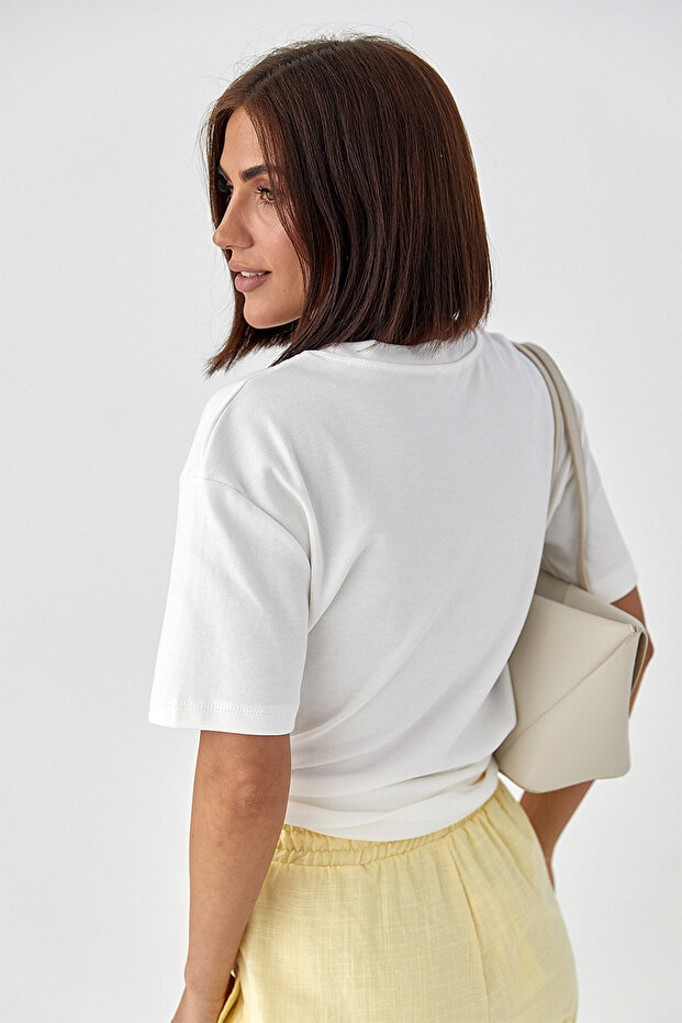 Style Printed Basic T-Shirt 27333 - 2