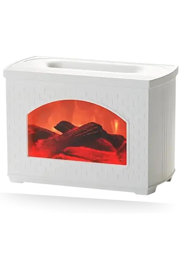 Fire Mist Humidifier, 270ml USB Fireplace Flame Aromatherapy Diffuser, Ultrasonic Cool Mist